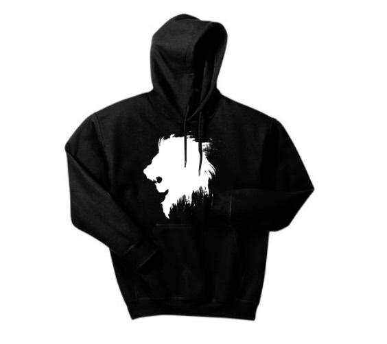 Hoodie with lion discount head